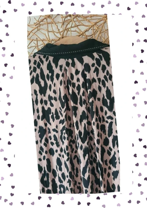 Vestido de camisa de leopardo Last Queen T36-44 - fluido y bohemio elegante – photo 12